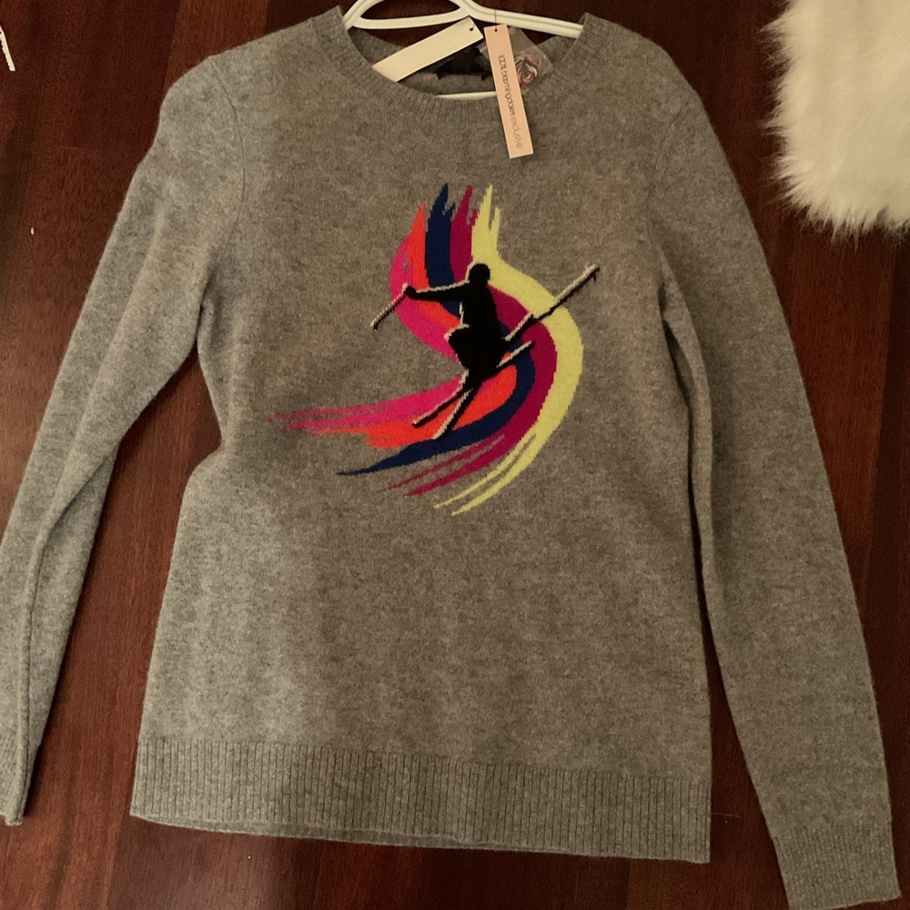 Aqua Cashmere Sweater